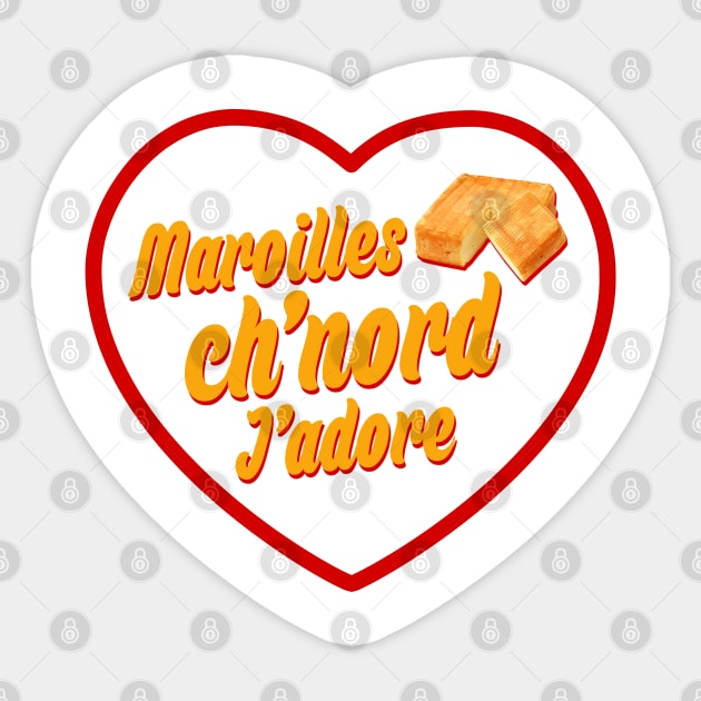 Maroille Ch'nord J'adore Sticker by Extracom